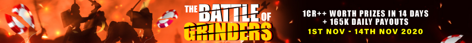 Calling Station's 1 Cr GTD Battle of Grinders series till 14 Nov!