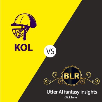 BLR vs KOL Dream11 Prediction, Eliminator Match 1, Pitch Report, Toss Update, Winners Update & More! 