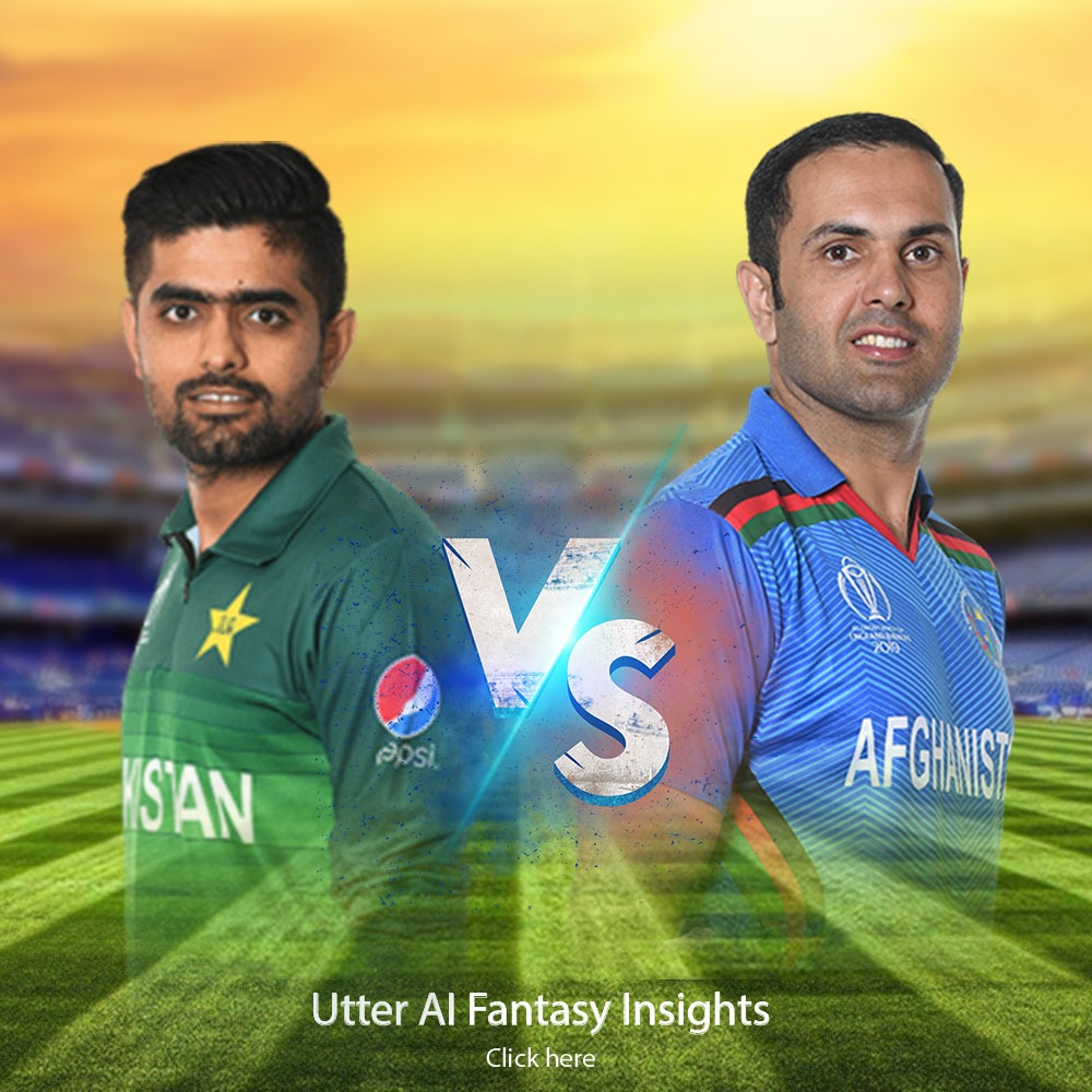 AFG vs PAK Dream11 Prediction, Match 24th Probable Playing XI, Match Report, Toss Update, Pitch Report & More! 