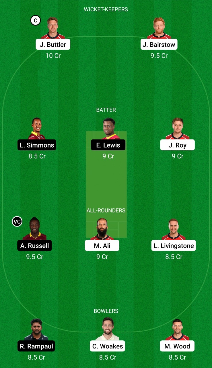 ENG vs WI Dream11 Prediction, T20 World Cup 2021, Match 14 Probable Playing XI, Toss Update, Pitch Report & More! 