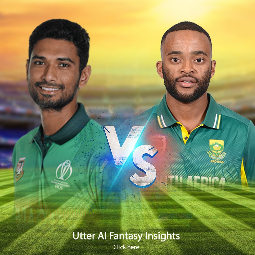SA vs BAN Dream11 Prediction, Match 30 Best Fantasy Picks, Probable Playing XI, Toss Update, Win Prediction & More! 