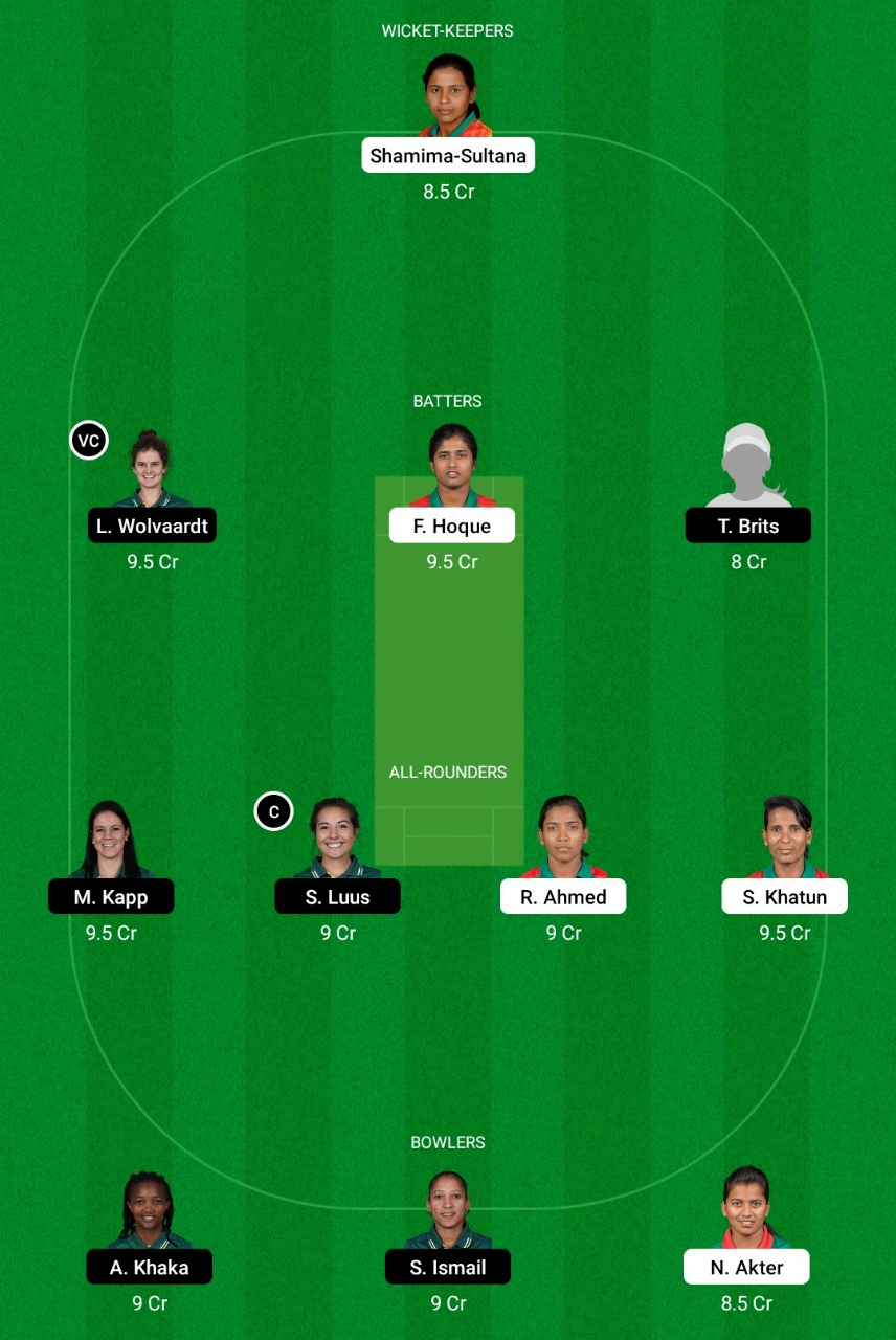BD-W vs. SA-W Dream11 Prediction, ICC Women's ODI World Cup Match 2 Best Fantasy Picks, Playing XI Update & More