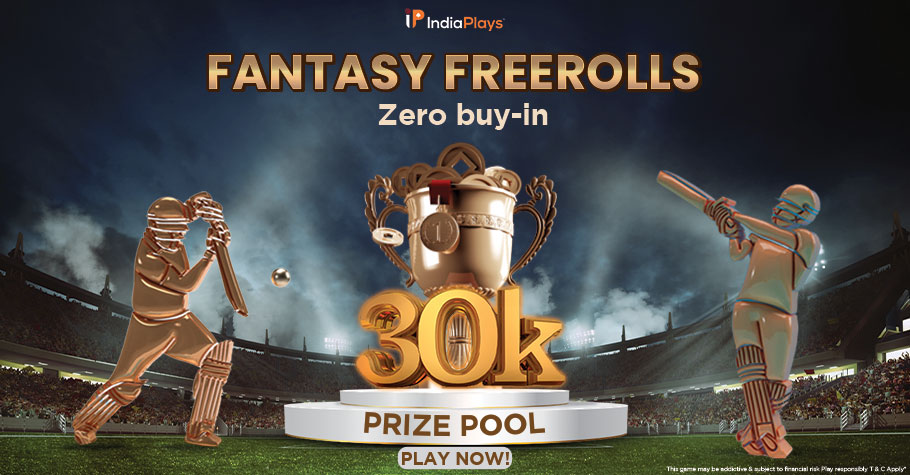 Monthly Fantasy Freerolls Worth 30K On IndiaPlays
