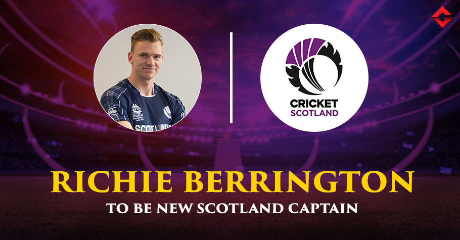 Scotland Appoint Richie Berrington As New Team Captain