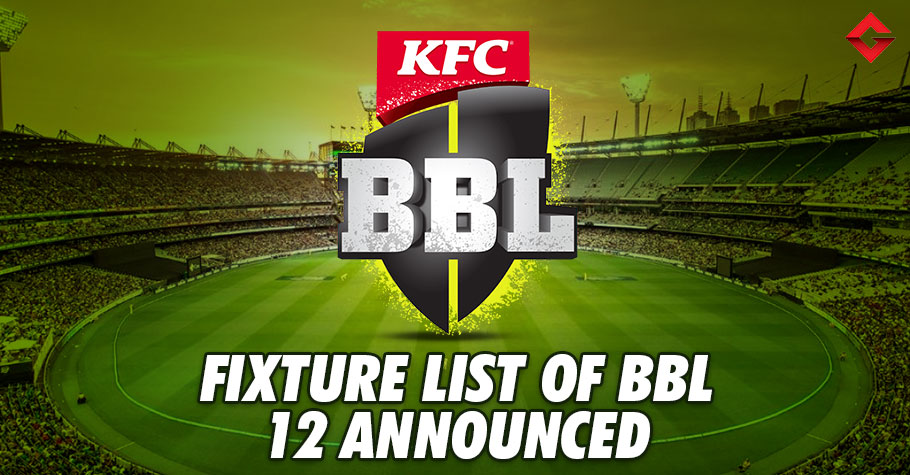 BBL Announces Fixture List And Schedule of the 12th Edition