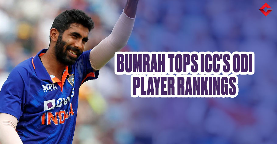 Jasprit Bumrah Reclaims Top Spot in ICC Men's ODI Rankings