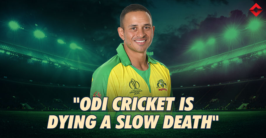 Usman Khawaja Claims That ODI Cricket Is "Dying A Slow Death"
