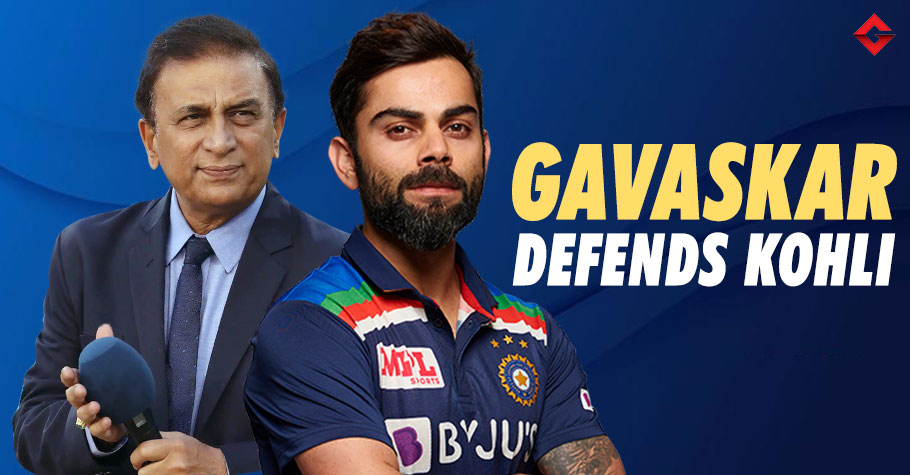 Virat Kohli Gets Backing From Sunil Gavaskar Ahead Of ENG ODIs'
