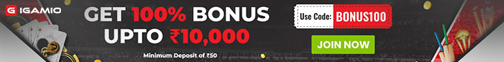 iGamio 100% Bonus