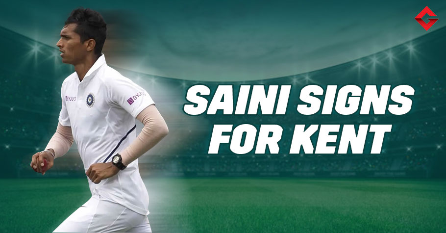 Navdeep Saini Set to Play County Cricket; Signs For Kent