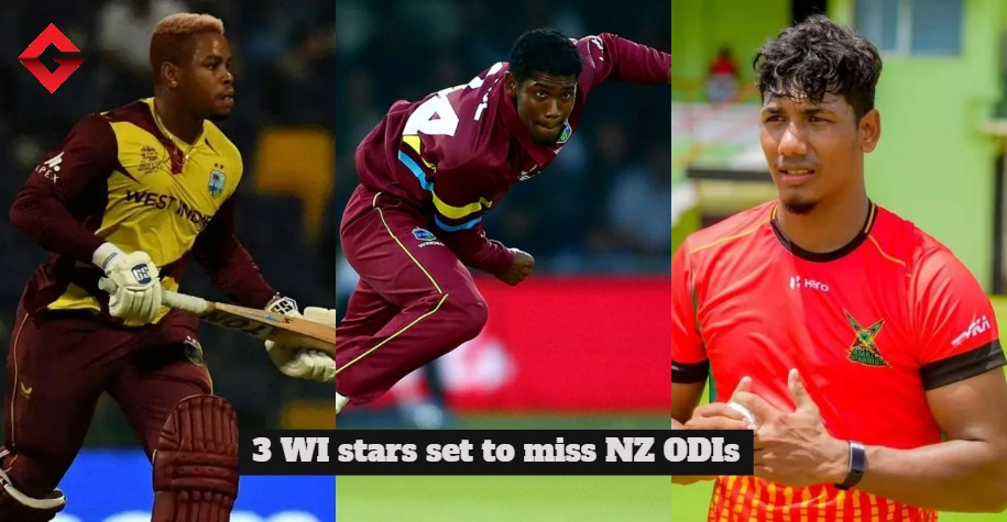 3 West Indies Players Set To Miss Out On ODI Series Against NZ