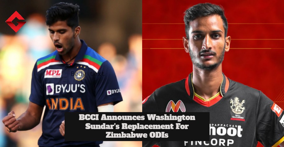 BCCI Announces Washington Sundar's Replacement For Zimbabwe ODIs