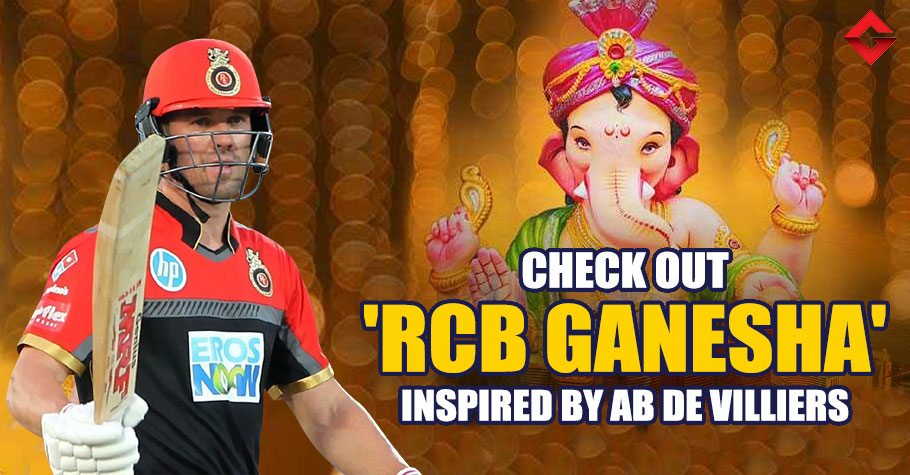 WATCH: AB De Villiers Inspired Ganesha As RCB Craze Rages On