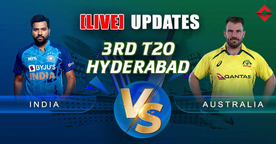India vs. Australia 2022- 3rd T20 Live Updates