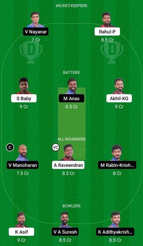 EAG vs. TUS Dream11 Prediction, BYJUS KCA President Cup T20 Match 18 Best Fantasy Picks, Playing XI Update, Squad Update, and More