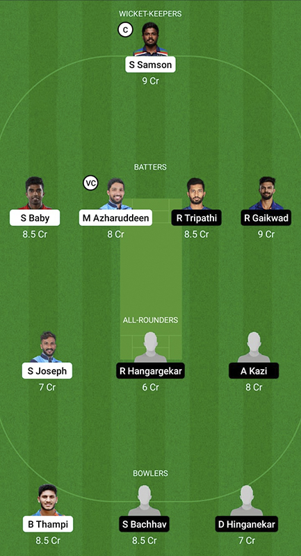 KER vs MAH Dream11 Prediction, Syed Mushtaq Ali Trophy, Match 85, Best Fantasy Picks, Playing XI Update, Toss Update, and More