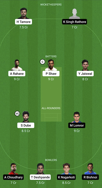 MUM vs RJS Dream11 Prediction, Syed Mushtaq Ali Trophy Match 82 Best Fantasy Picks, Playing XI Update, Toss Update, and More