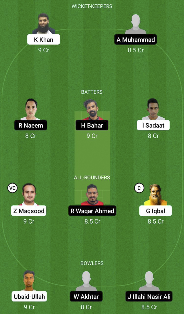 DAT vs AZA Dream11 Prediction, Oman D10 League Match 1 Best Fantasy Picks, Playing XI Update, and Squad Update