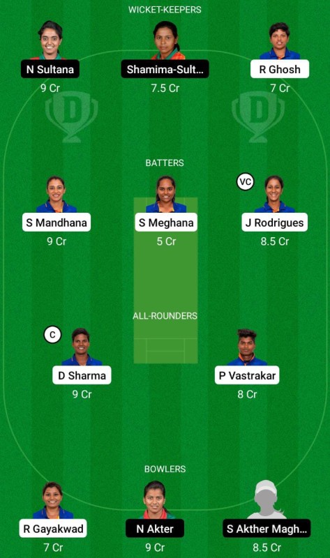 IN-W vs BD-W Dream11 Prediction, Women's Asia Cup 2022, Match 15 Best Fantasy Picks, Playing XI Update, Squad Update, and More