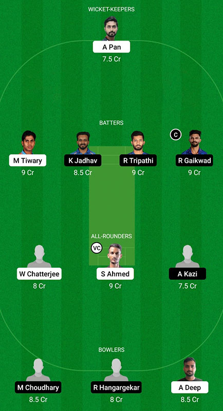 BEN vs MAH Dream11 Prediction, Vijay Hazare Trophy 2022 List A 41, Best Fantasy Picks, Playing XI Update, Squad Update, and More