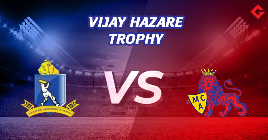 BEN vs MUM Dream11 Prediction, Vijay Hazare Trophy 2022 List A 17, Best Fantasy Picks, Playing XI Update, Squad Update, and More