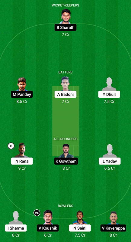 DEL vs KAR Dream11 Prediction, Vijay Hazare Trophy 2022 List A 60, Best Fantasy Picks, Playing XI Update, Squad Update, and More