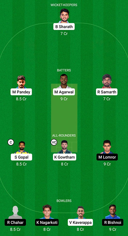 KAR vs RJS Dream11 Prediction, Vijay Hazare Trophy 2022, List A 113, Best Fantasy Picks, Playing XI Update, Squad Update, and More