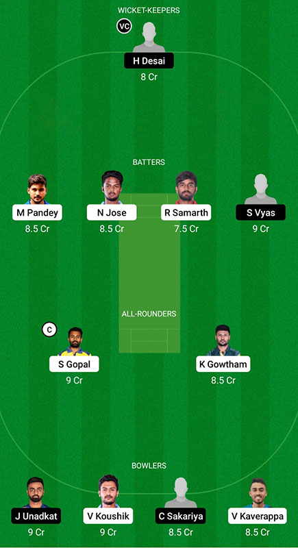 KAR vs SAU Dream11 Prediction, Vijay Hazare Trophy 2022 Semi Final, Best Fantasy Picks, Playing XI Update, Squad Update, and More