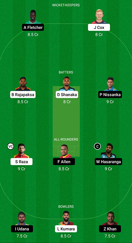 DA vs KF Dream11 Prediction, Lanka Premier League 2022 Match 11 Best Fantasy Picks, Playing XI Update, Squad Update, and More