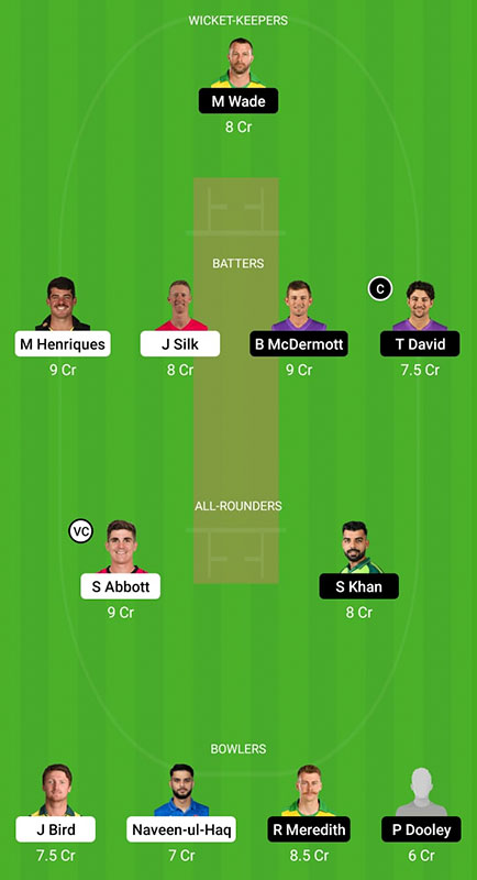 SIX vs HUR Fantasy Prediction, Big Bash League 2022-23 Match 11, Best Fantasy Picks, Playing XI Update, Squad Update, and More