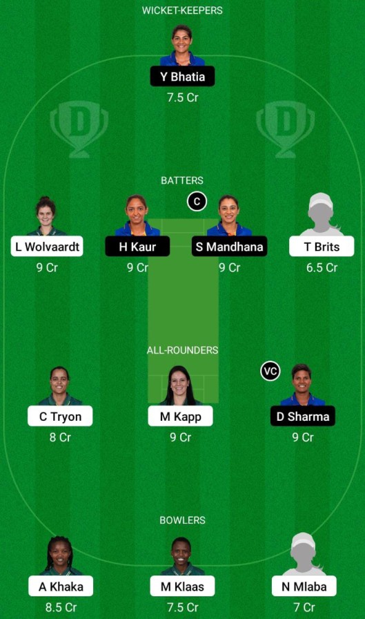 SA-W vs IN-W Dream11 Prediction, Women's T20 Tri-Series Match 5 Best Fantasy Picks, Playing XI Update, Squad Update, and More 