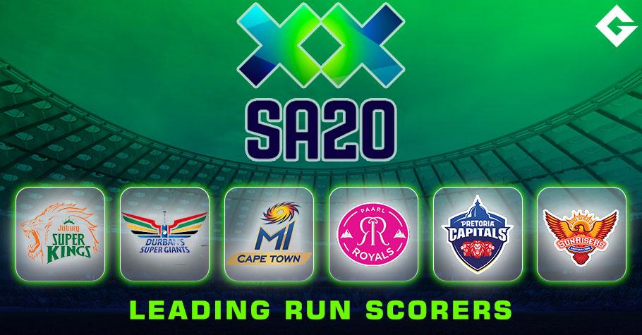 SA20 League 2023 - Leading Run Scorers