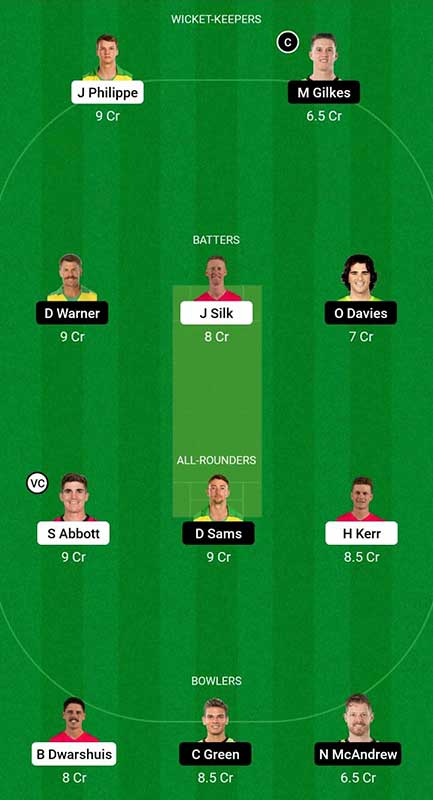 SIX vs THU Fantasy Prediction, Big Bash League 2022-23 Match 50 Best Fantasy Picks, Squad Update, Playing XI, and More