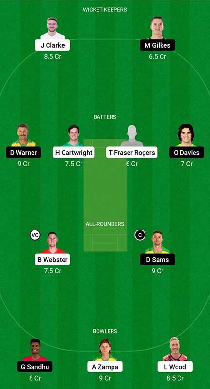 STA vs THU Fantasy Prediction, Big Bash League 2022-23 Match 56 Best Fantasy Picks, Squad Update, Playing XI, and More