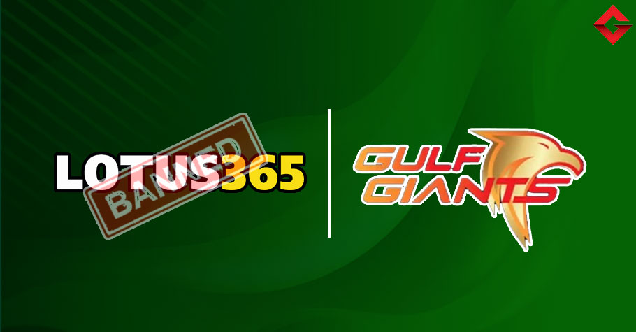 Gulf Giants' Associate Sponsor Lotus365 Lands In A Legal Soup