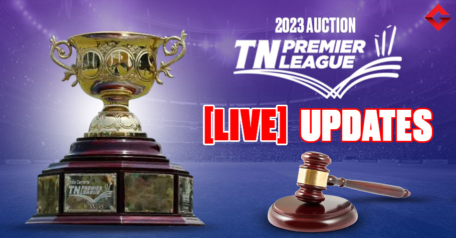 TNPL 2023 Auction Live: Tamil Nadu Premier League 2023 Best Auction Picks, List Of Sold and Unsold Players