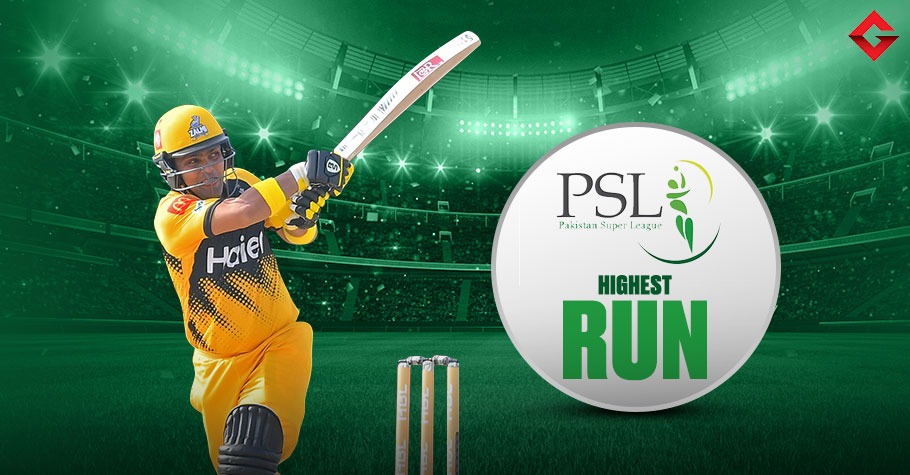 Pakistan Super League Highest Run Scorers