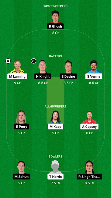 DEL-W vs RCB-W Dream11 Prediction, WPL 2023 Match 11, Best Fantasy Picks, Squad Update, Playing XI Update and More