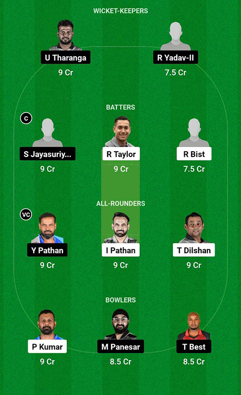 CC vs GA Dream11 Prediction, Legends Cricket T20 Trophy 2023 Match 1 Best Fantasy Picks, Playing XI Update, Squad Update, and More 