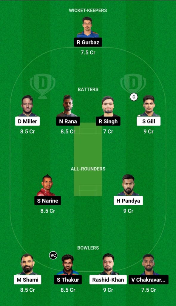 GT vs KOL Dream11 Prediction, IPL 2023 Match 13, Best Fantasy Picks, Squad Update, Playing XI Update and More