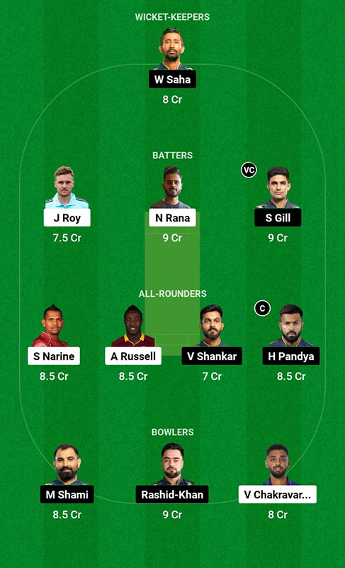 KOL vs GT Dream11 Prediction, IPL 2023 Match 39, Best Fantasy Picks, Squad Update, Playing XI Update and More