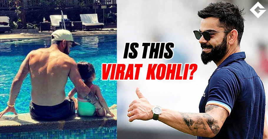 Virat Kohli Is Beating The Heat With His Daughter Vamika By The Poolside