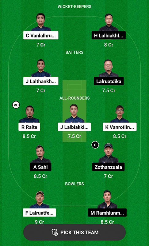 RVCC vs ZLCC Dream11 Prediction, Mizoram T0 League 2023 Match 11 Best Fantasy Picks, Playing XI Update, and More