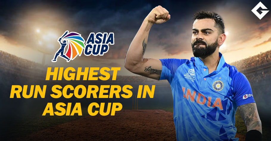 Who Are The Highest Run Scorers In Asia Cup History?