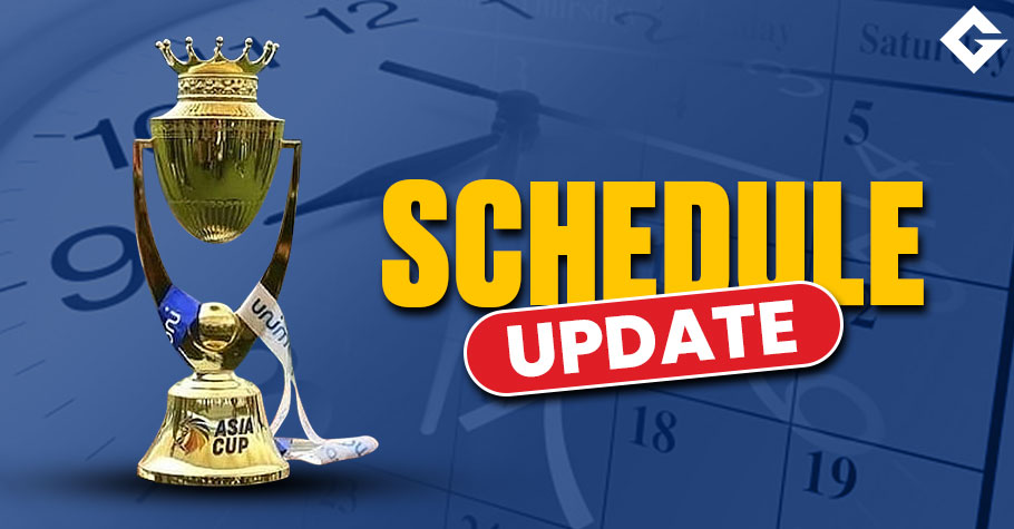 Asia Cup 2023 Schedule Update