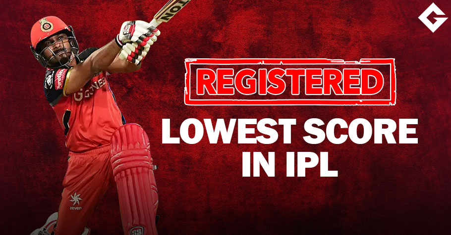 Take A Look At The Teams Who Has Registered Lowest Score In IPL