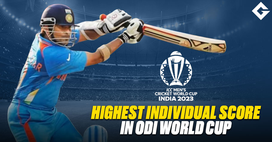 Take A Look At The Players Who Have Smashed Highest Individual Score In ODI World Cup