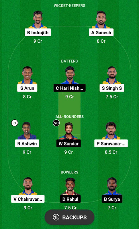 DD vs SMP Dream11 Prediction, TNPL 2023 Match 8 Best Fantasy Picks, Playing XI Update, Toss Update, And More