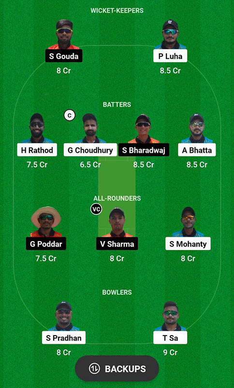 ODC vs ODJ Dream11 Prediction, Odisha Cricket League Match 17 Best Fantasy Picks, Playing XI Update, Squad Update, and More