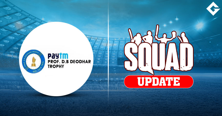 Deodhar Trophy 2023 Squad Update, Live Streaming Details, Match Schedule, and Everything You Need To Know
